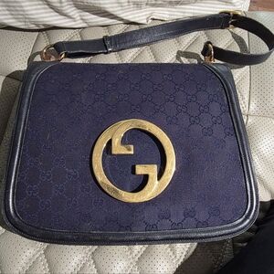 Gucci Navy Blue Bag